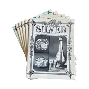 1972 Silver Magazine Full Year, Set of 6 Magazines